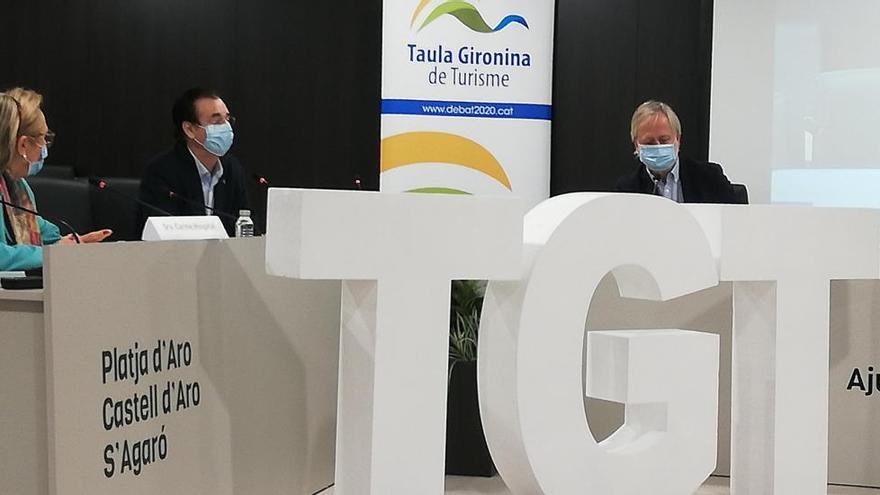 Els ponents de la inauguració del Debat 2020 de la Taula Gironina del Turisme