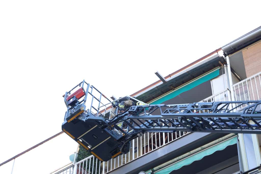 Incendio en una vivienda del barrio de San Blas en Alicante