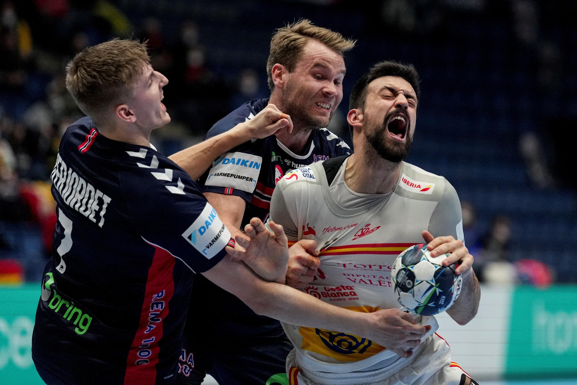 Primera derrota de los Hispanos en el Europeo ante Noruega (23-27)