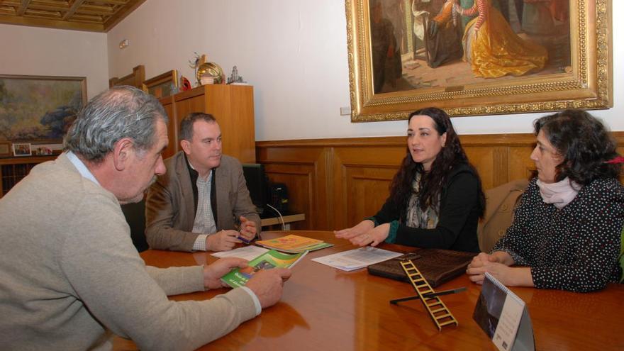 Un momento de la reunión en la Diputación Provincial.