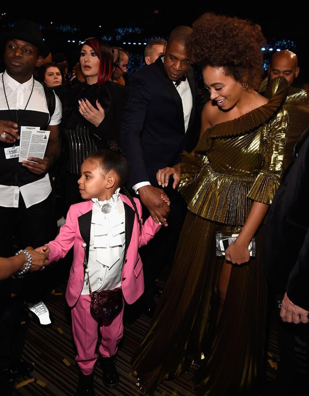 Premios Grammy 2017: Blue Ivy junto a su tia Solange