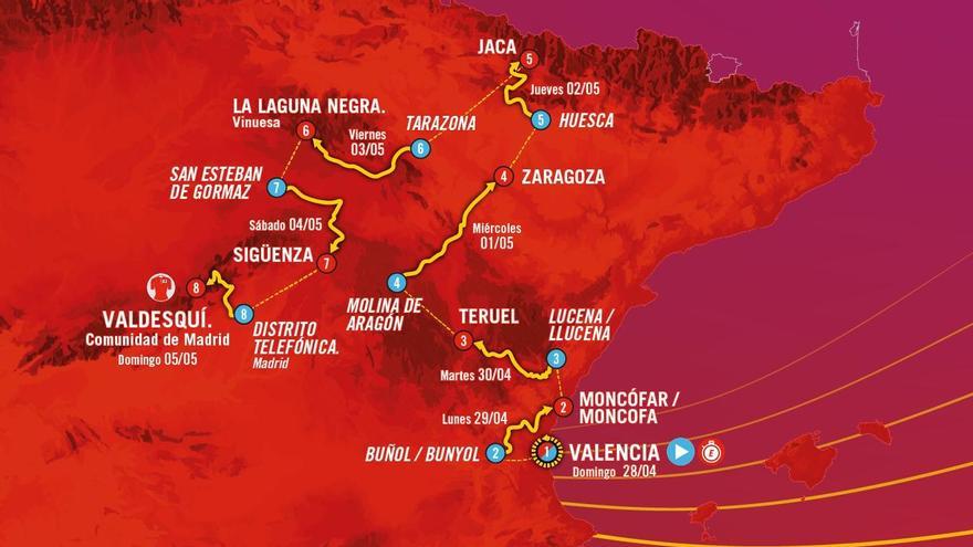 Recorrido de la Vuelta a España femenina de 2024