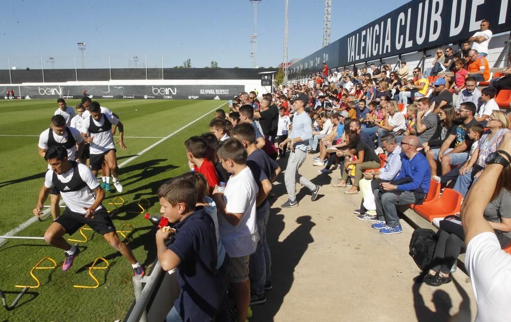 Espectacular entrenamiento del Valencia CF