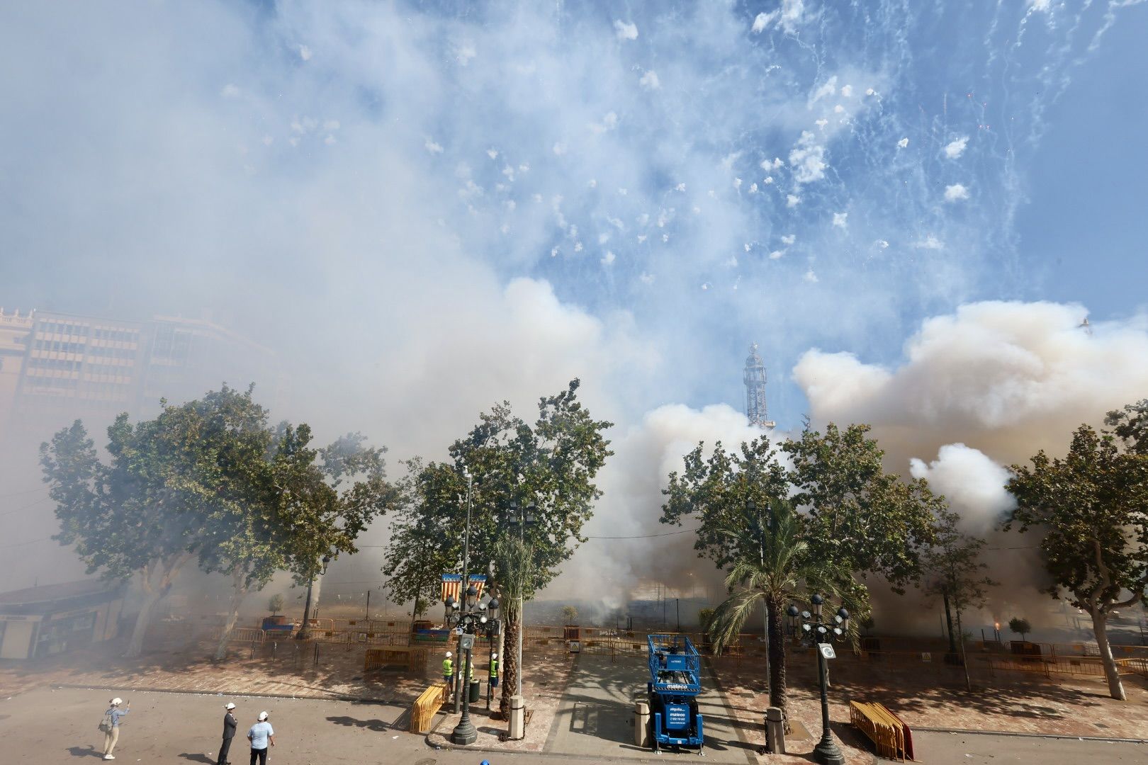 Despedida al balcón de las Fallas