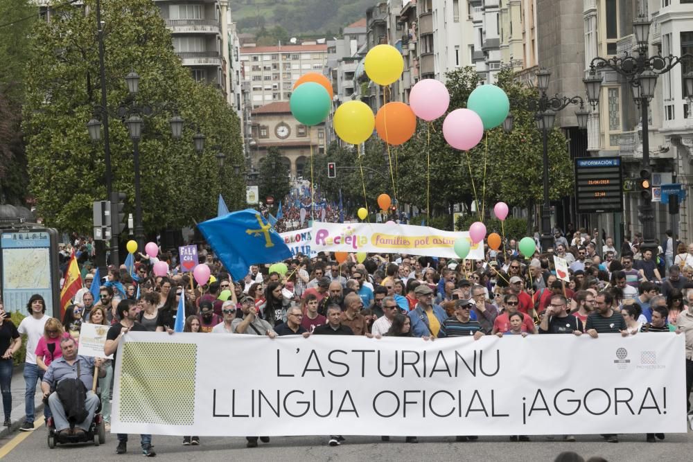 La manifestación, en imágenes