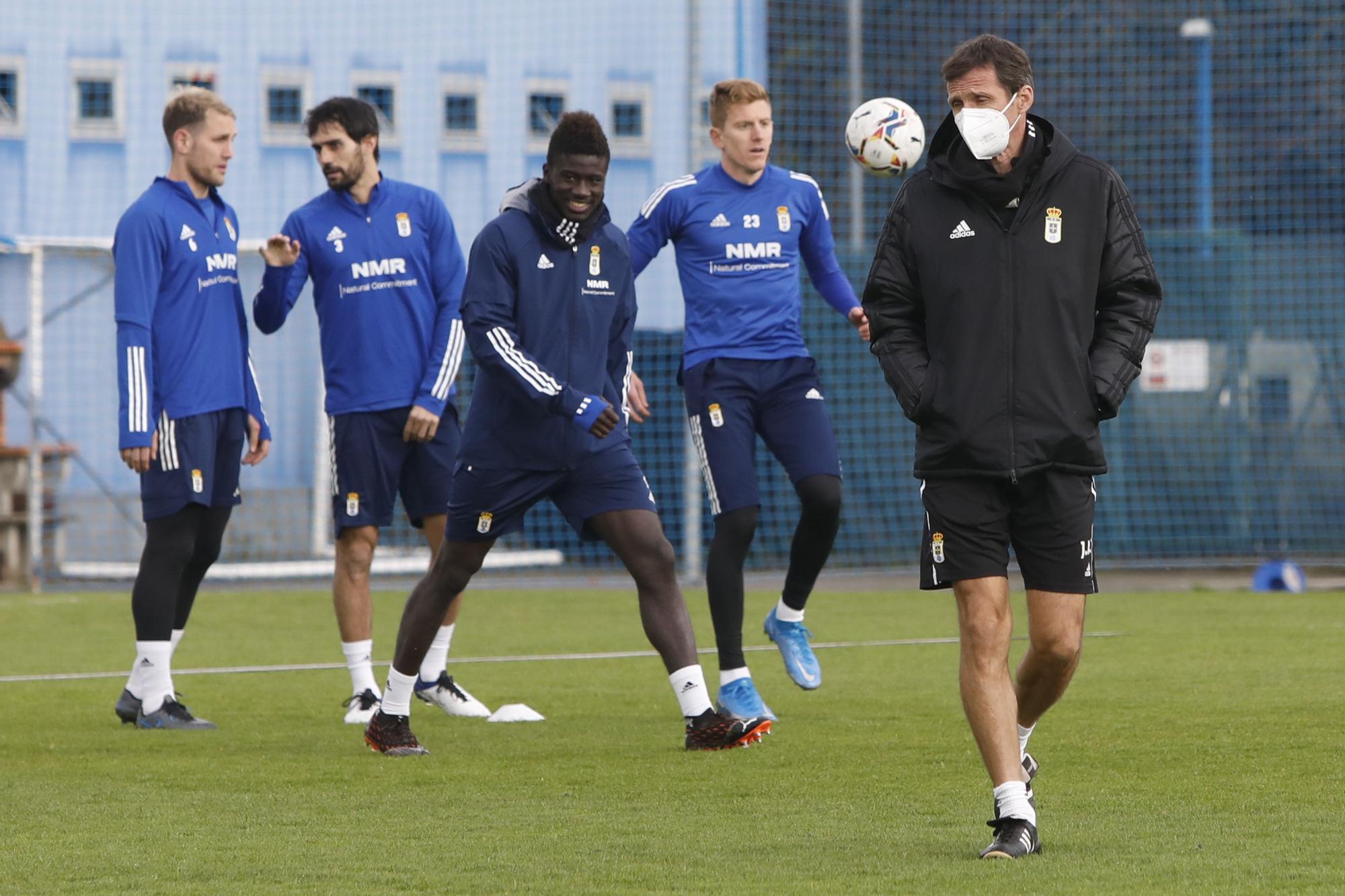 El entrenamiento del Oviedo