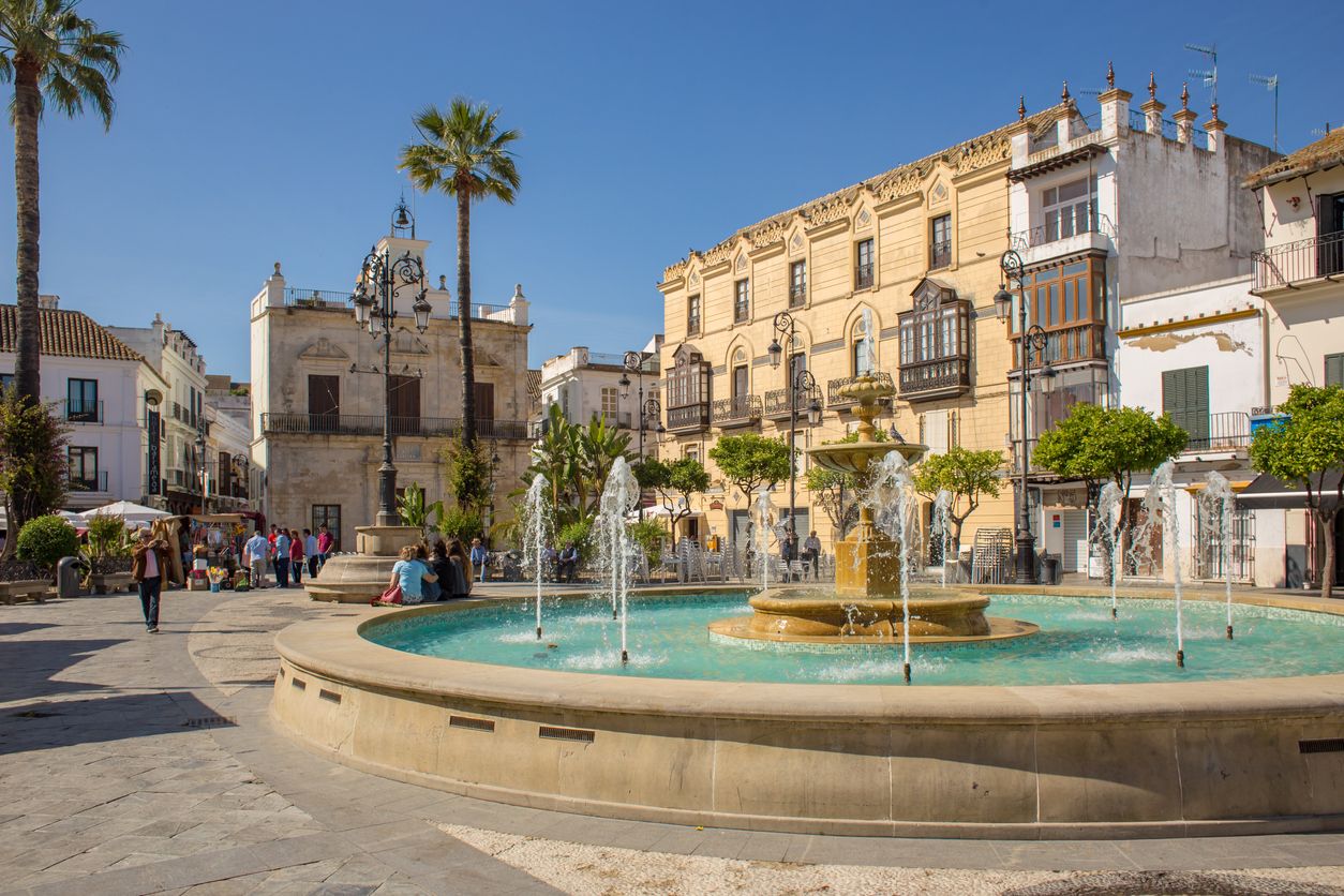 Plaza del Cabildo en Sanlúcar de Barrameda.