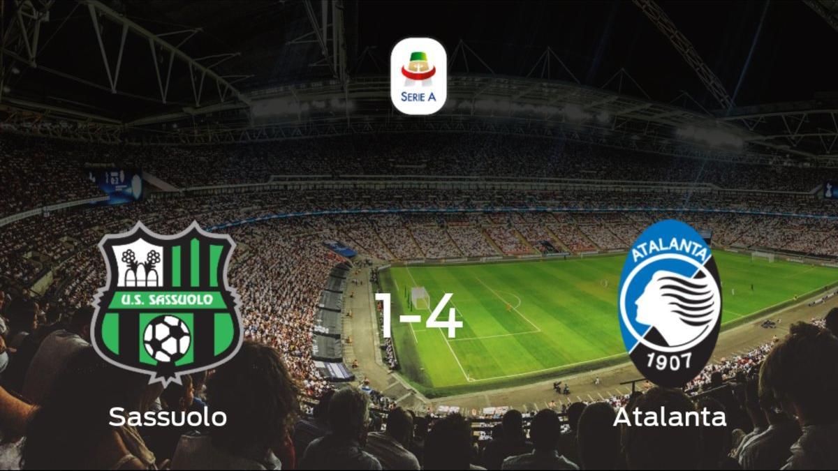 Goleada del Atalanta en el estadio del Sassuolo (1-4)