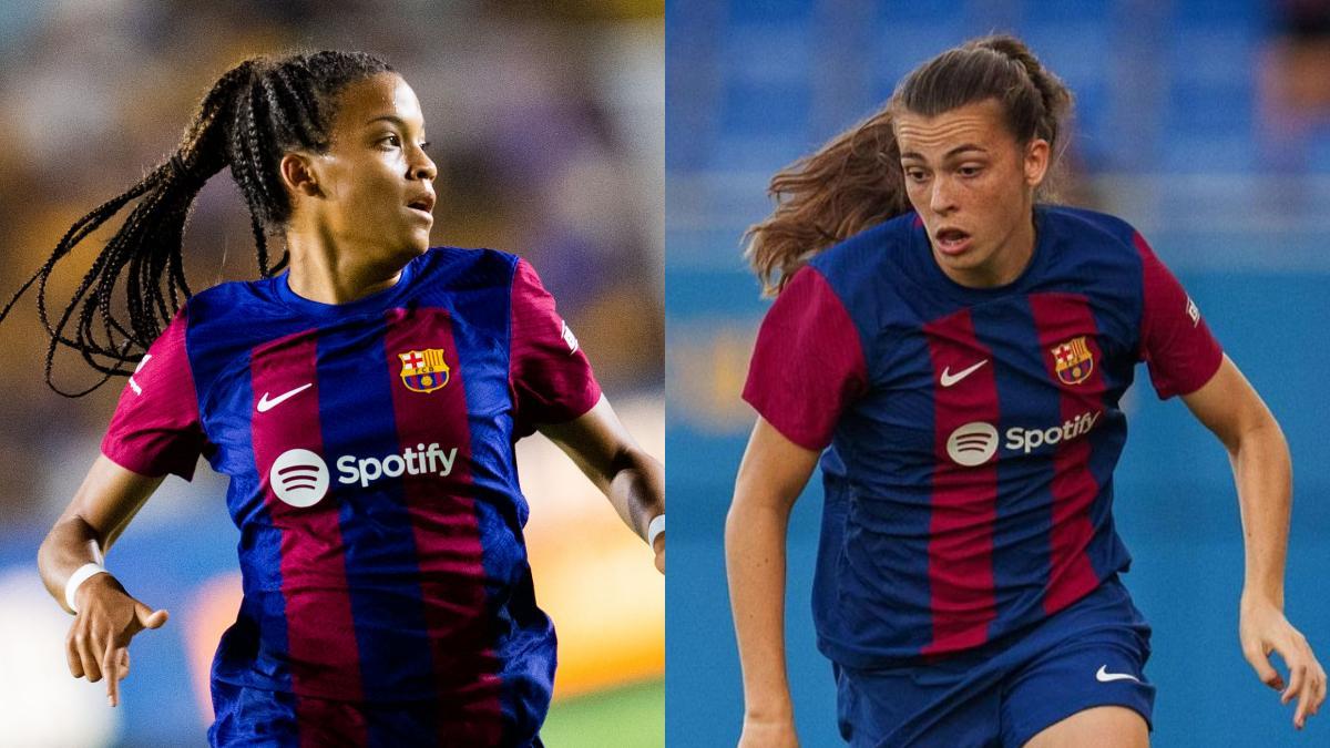 Vicky López y Lucía Corrales