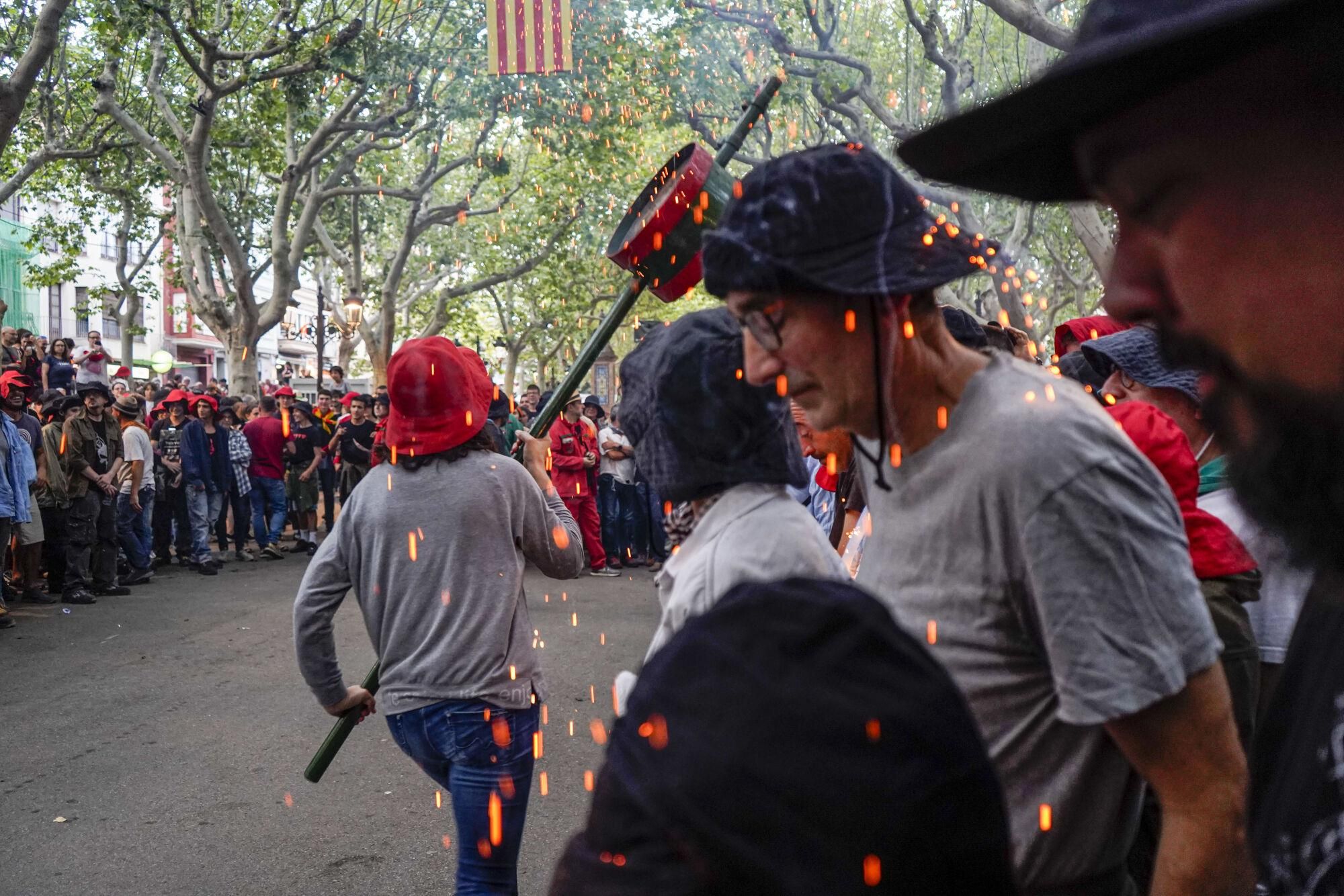 Passacarrers de Patum de dissabte