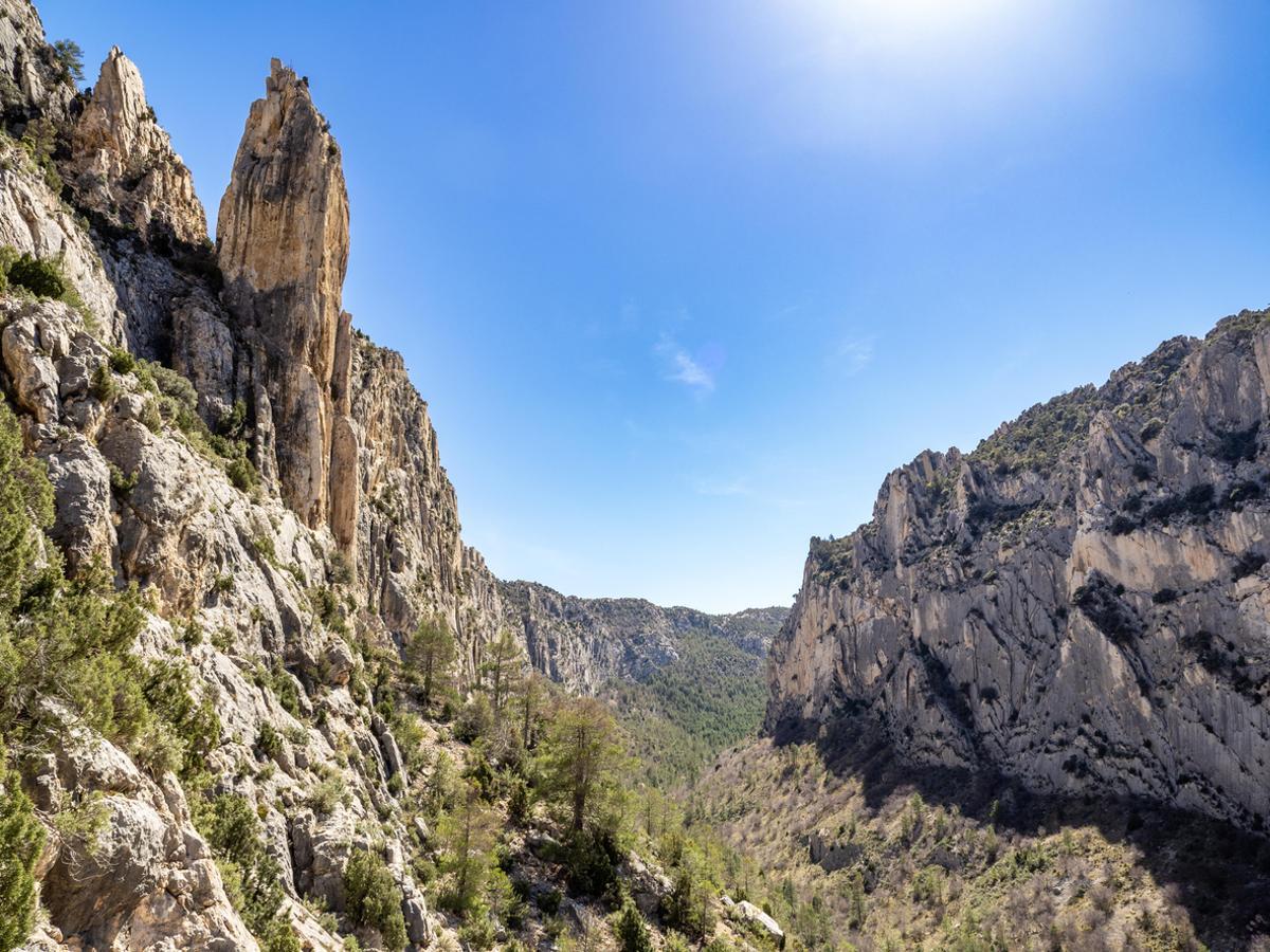 Mirador cerca de los órganos de Montoro.