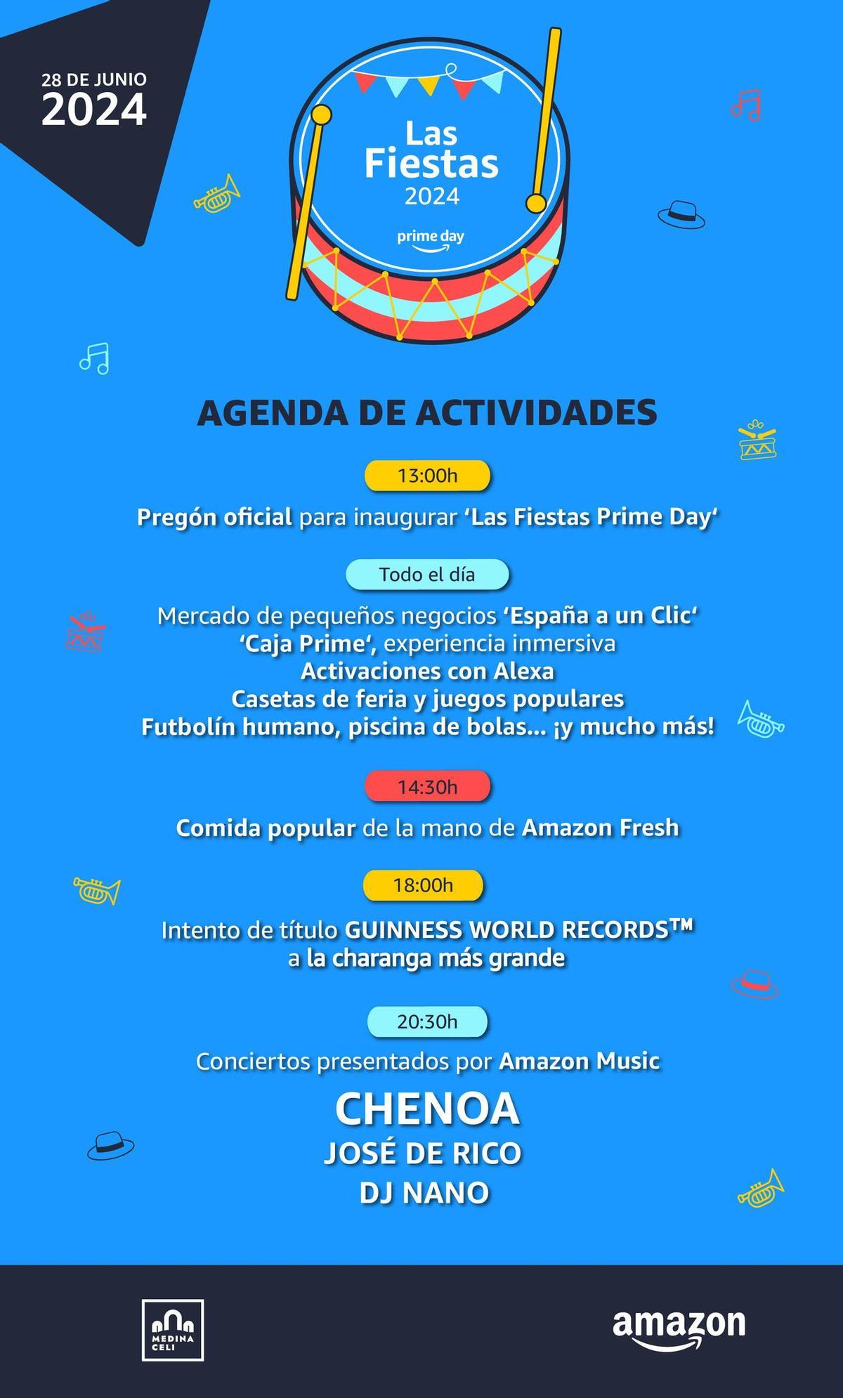 Cartel oficial 'Las Fiestas Prime Day'.