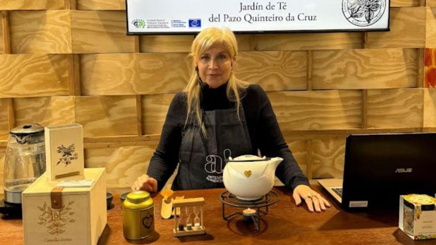 Beatriz Piñeiro, en la feria Etiqueta Negra. |  FdV