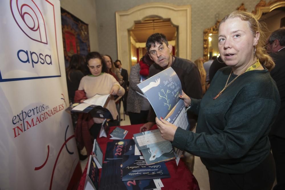 Un momento del acto de presentación del calendario