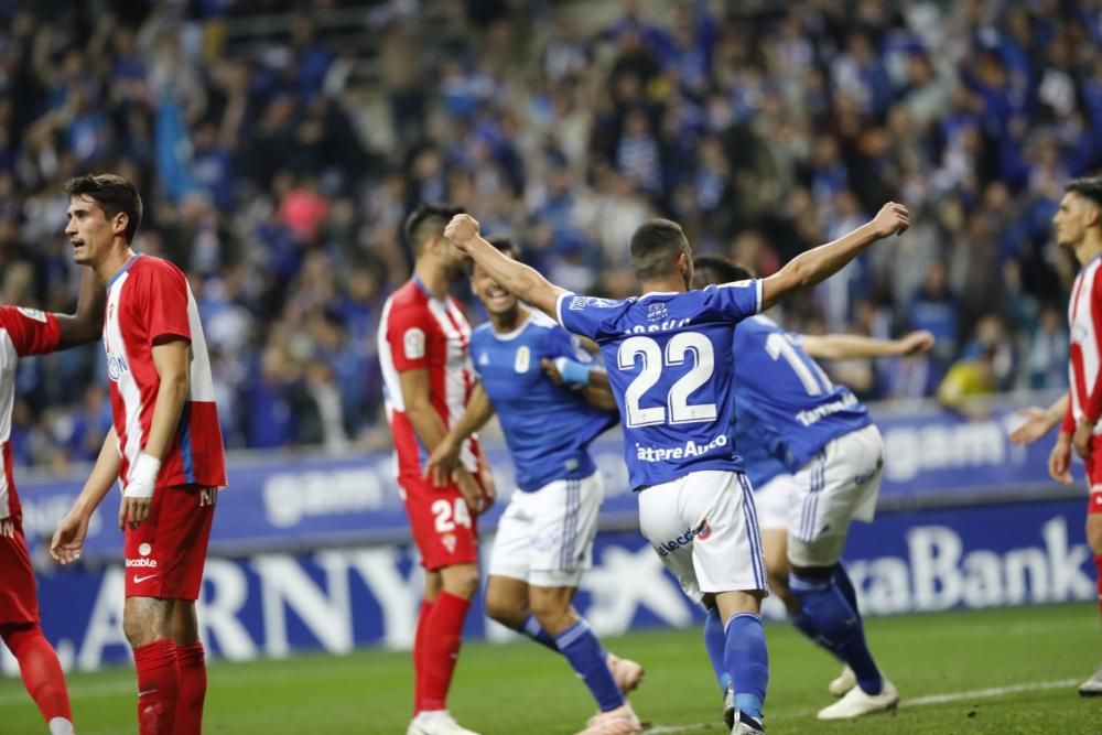 Derbi asturiano: El Real Oviedo - Sporting, en imágenes