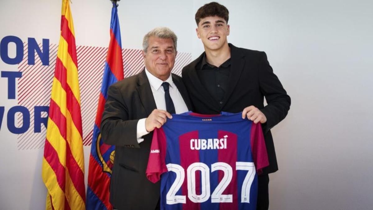 Pau Cubarsí renovado hasta 2027