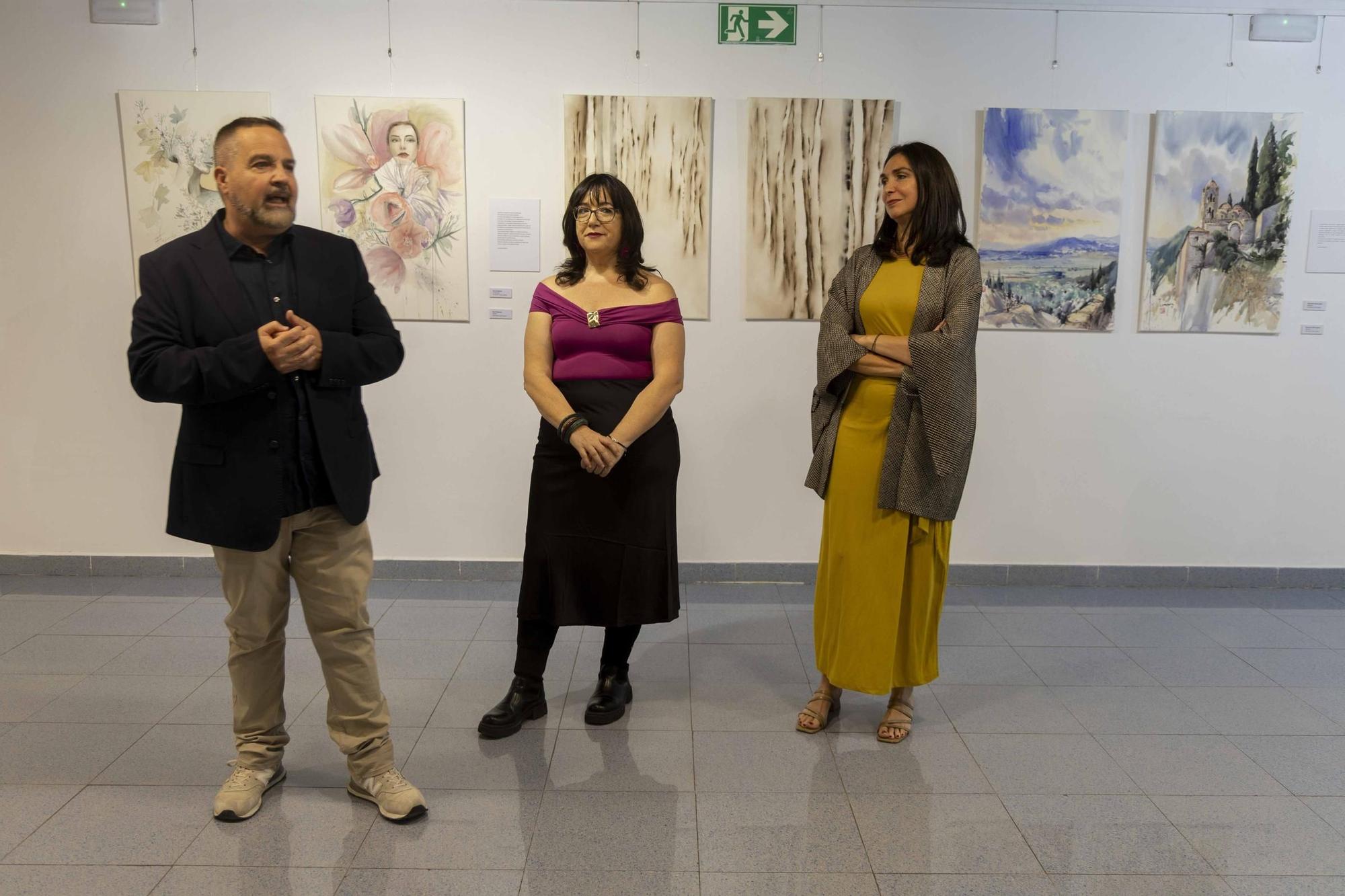 “Equinoccios”: tres artistas trazan un relato visual a través de la acuarela