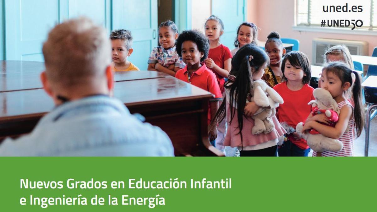 UNED amplia con los grados en Educación Infantil e Ingeniería de la Energía su oferta educativa