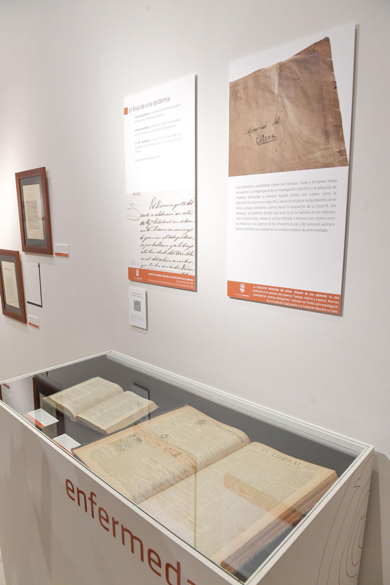 Exposición 'Memorias del cólera. Historia de una epidemia' en el Museo Canario