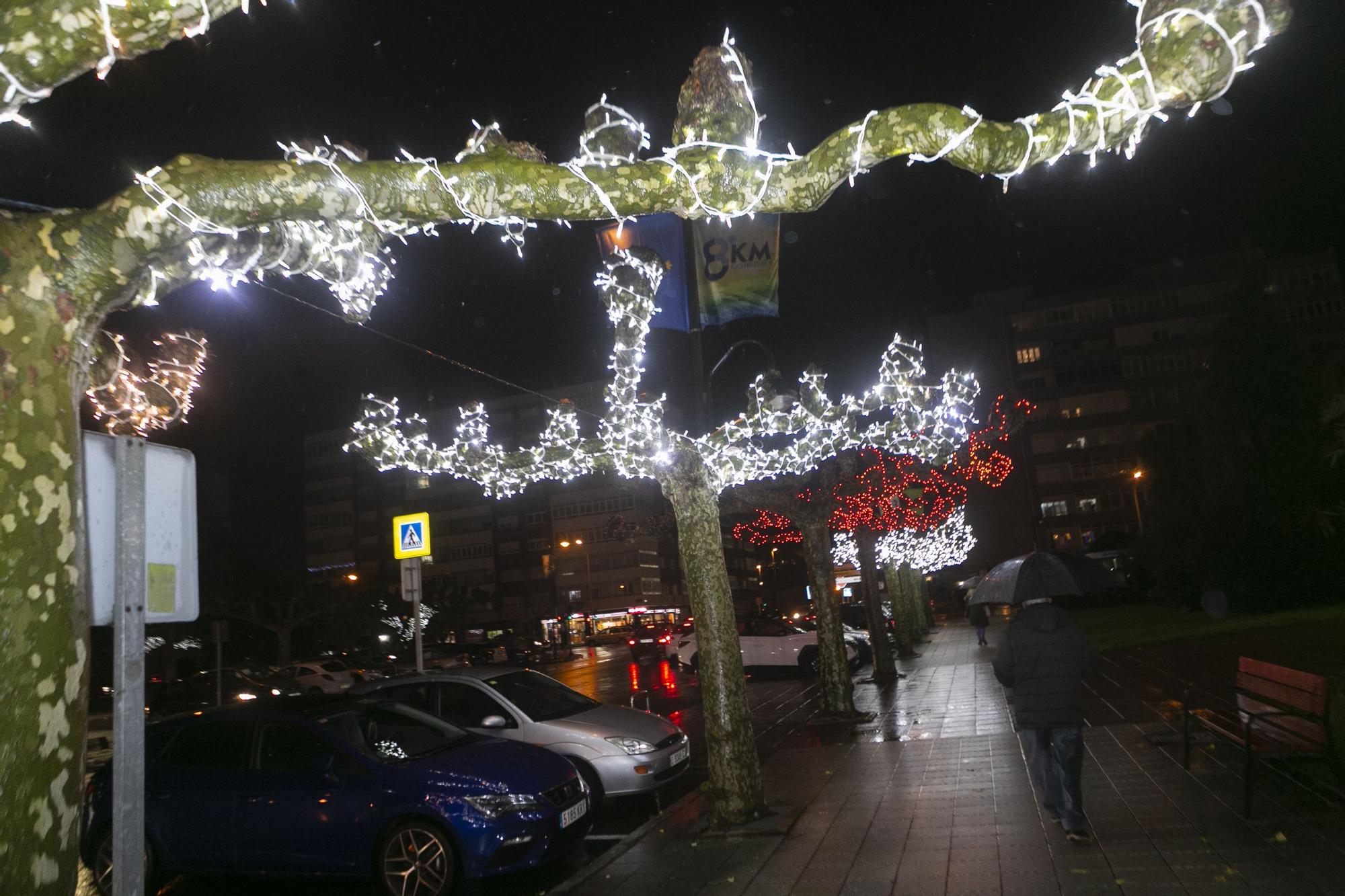 Encendido navideño en Piedras Blancas