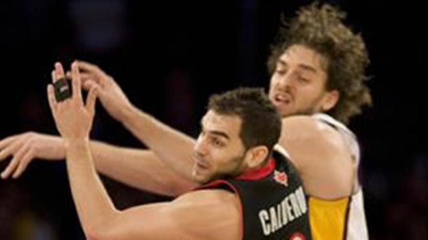 Pau Gasol se impone a Calderón