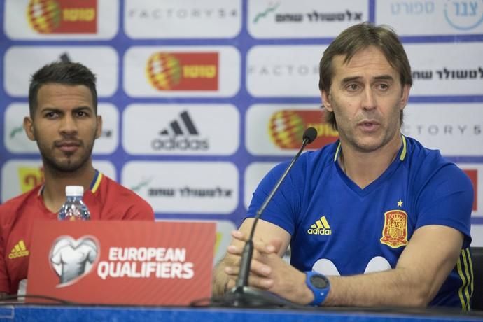 Rueda de prensa de Jonathan Viera en Israel