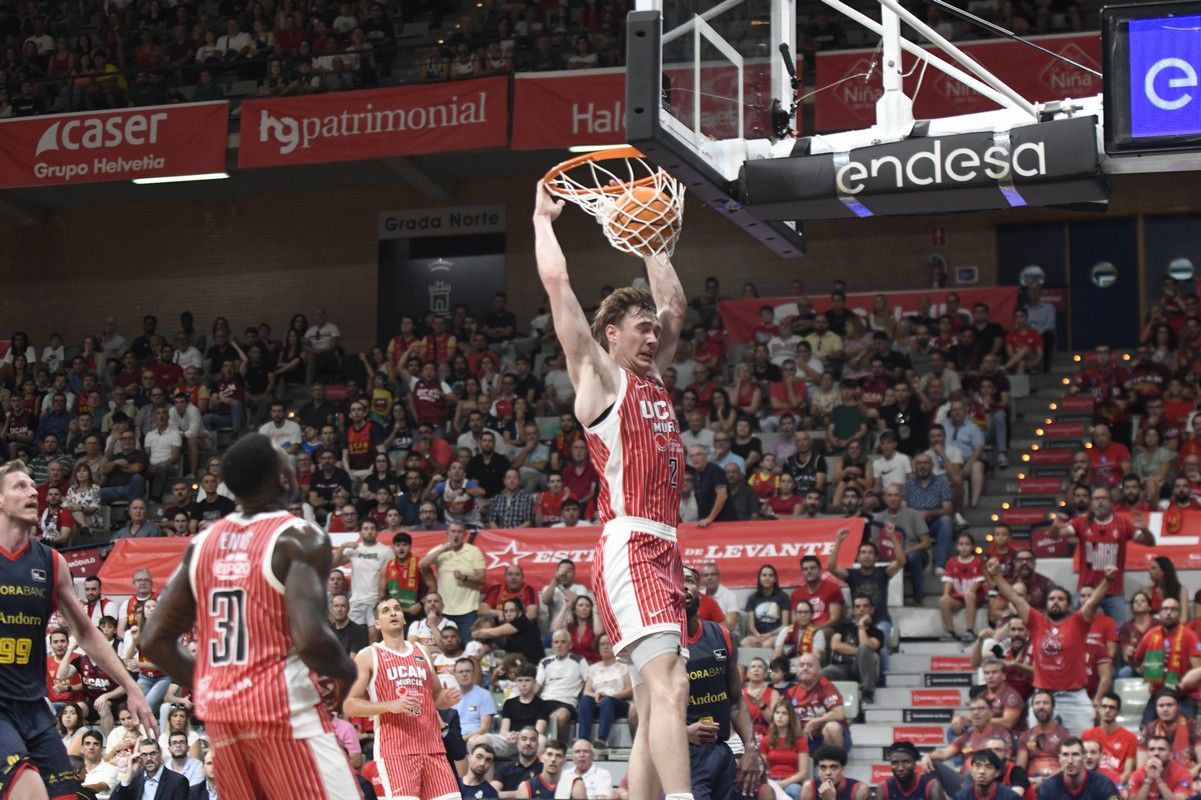 La aplastante victoria del UCAM Murcia ante el Andorra, en imágenes
