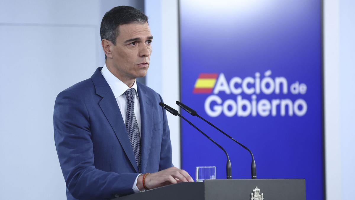 El presidente del Gobierno, Pedro Sánchez.