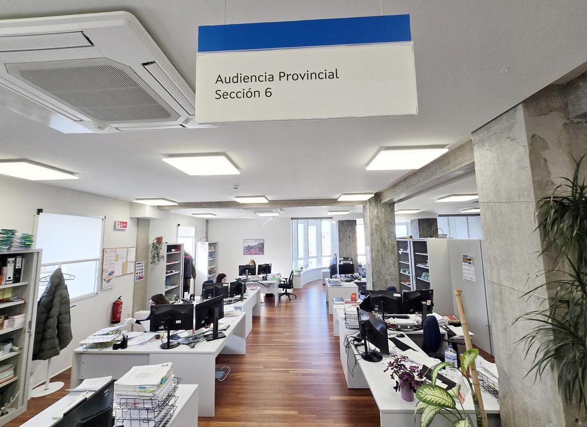 La sala civil de la Audiencia de Vigo encargada de resolver los recursos de apelación es la Sección Sexta.