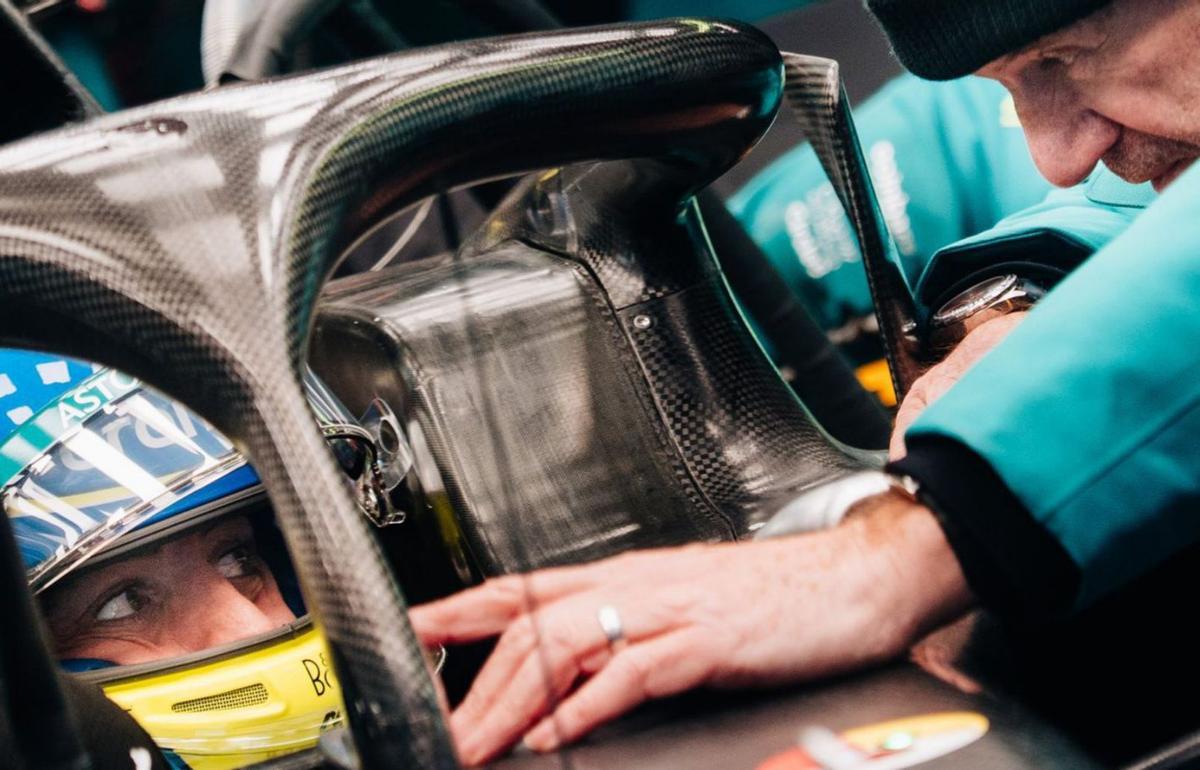 Alonso estrena l’Aston Martin amb 61 voltes a BCN