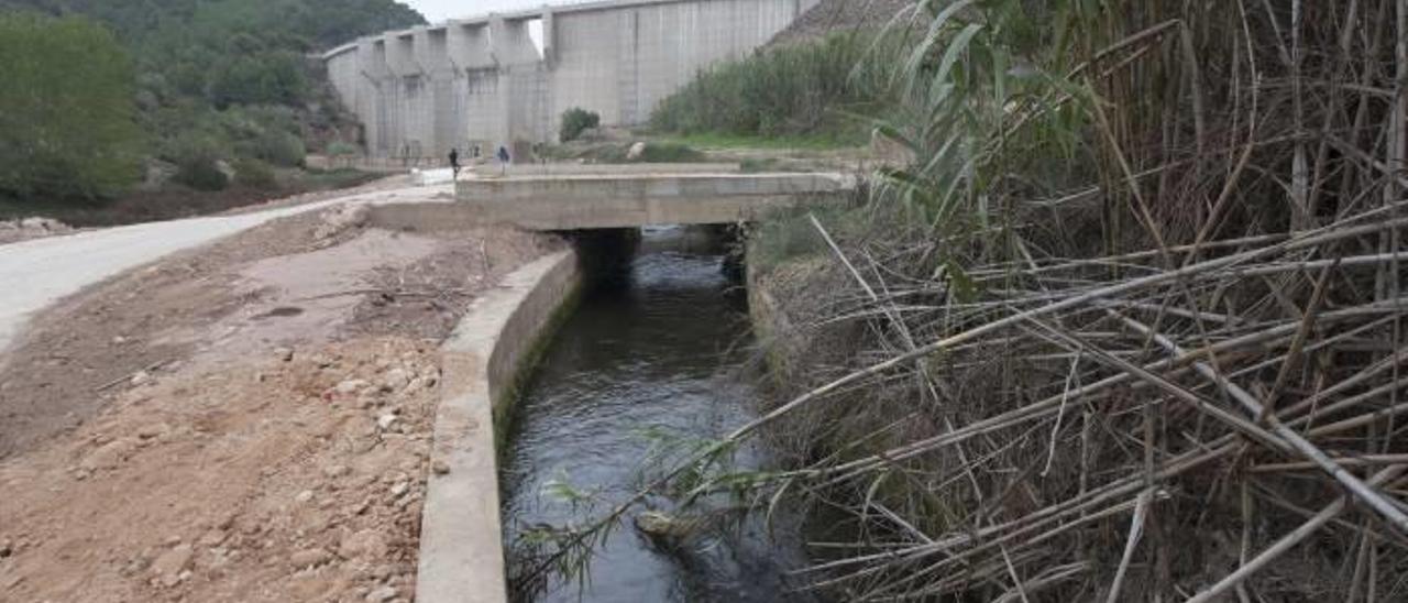 La presa de Algar se deja lista para embalsar agua 16 años después de su construcción