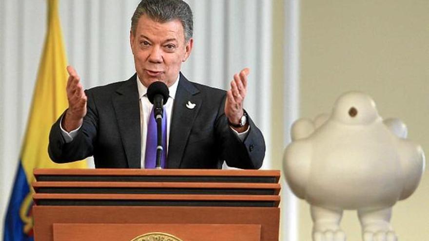 El president colombià i Nobel de la pau Juan Manuel Santos