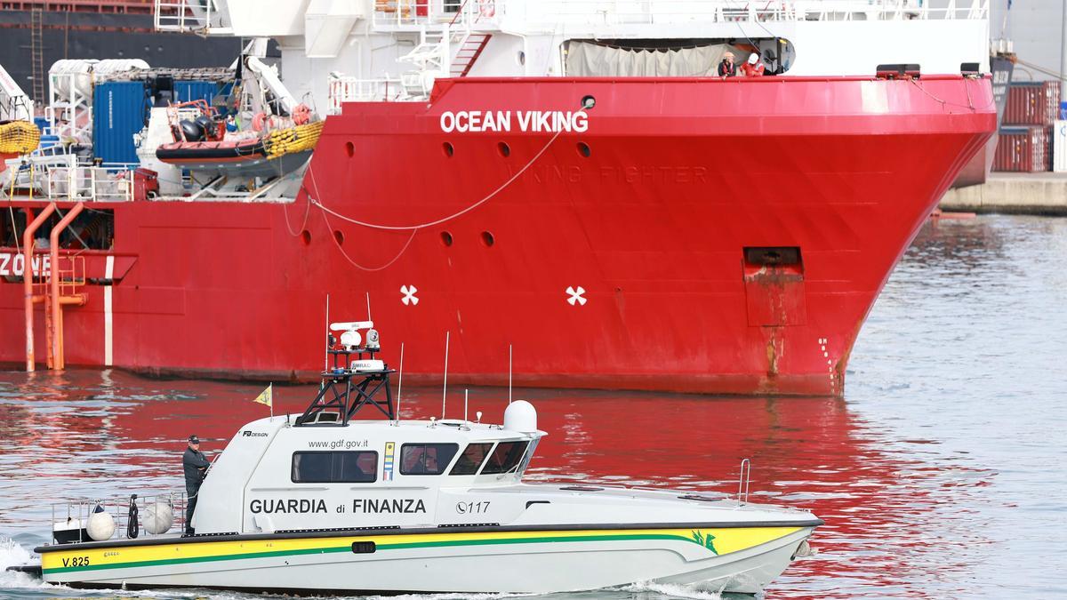 El barco 'Ocean Viking', en una imagen de archivo.