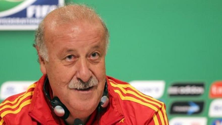 Del Bosque: &quot;El fútbol es mi vicio y lo disfruto mucho&quot;