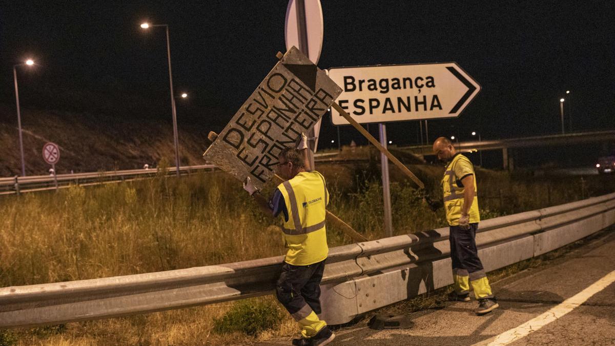 Reapertura de la frontera entre Zamora y Portugal el pasado 1 de julio.
