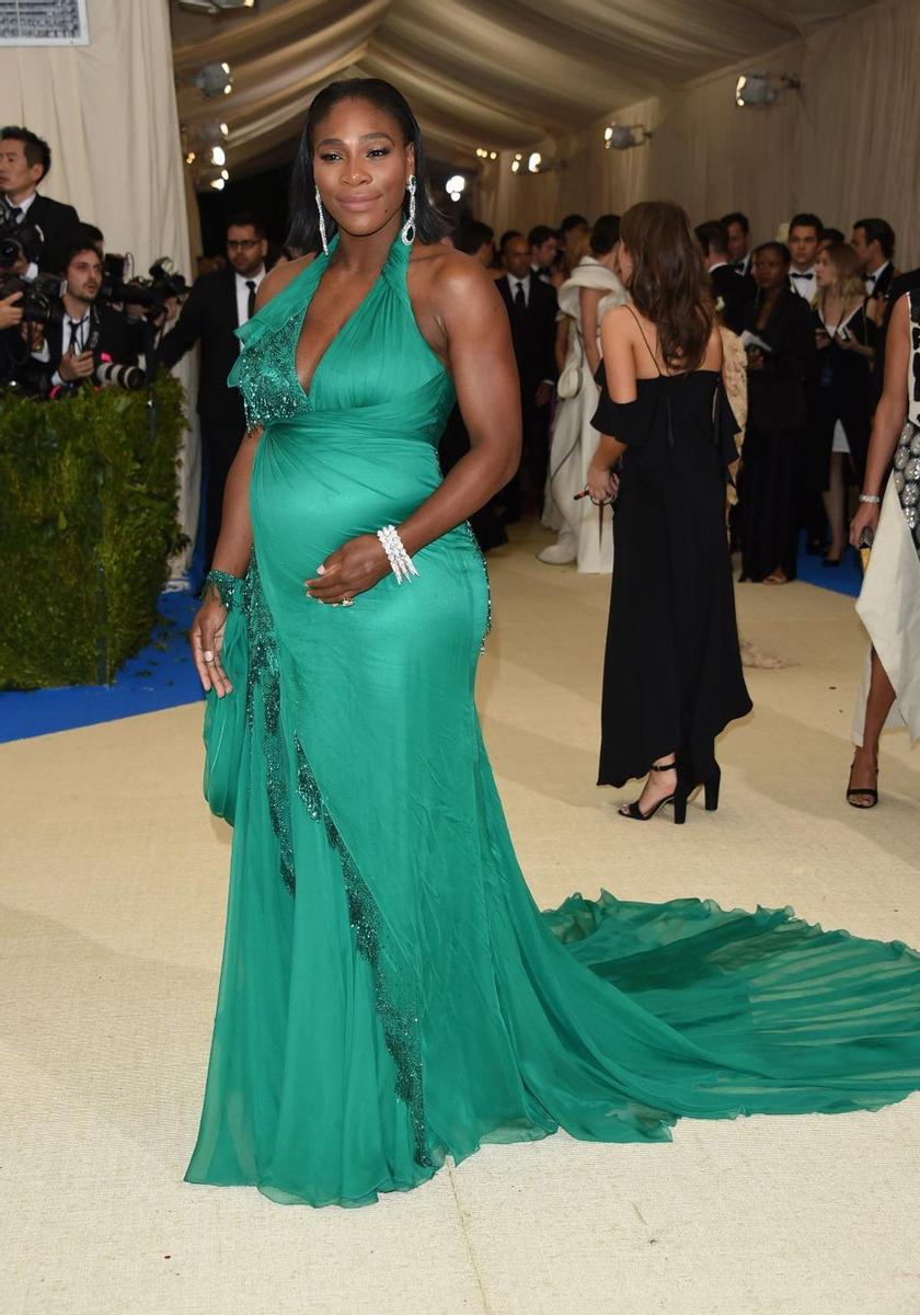 Serena Williams en la alfombra roja de la Gala Met 2017