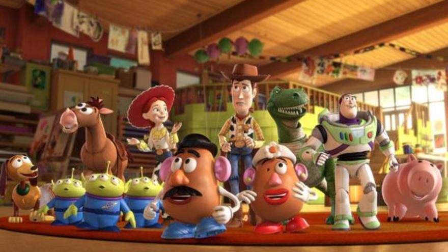 Los personajes de Toy Story.