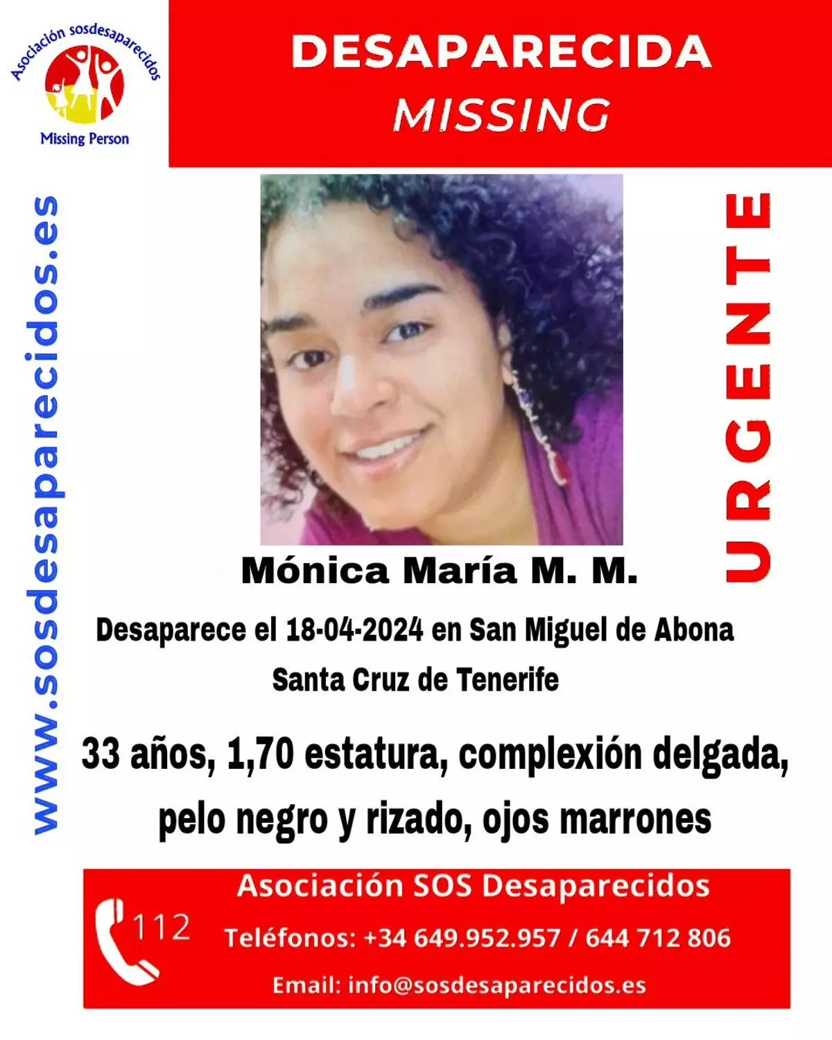 Se busca una mujer desaparecida en el sur de Tenerife