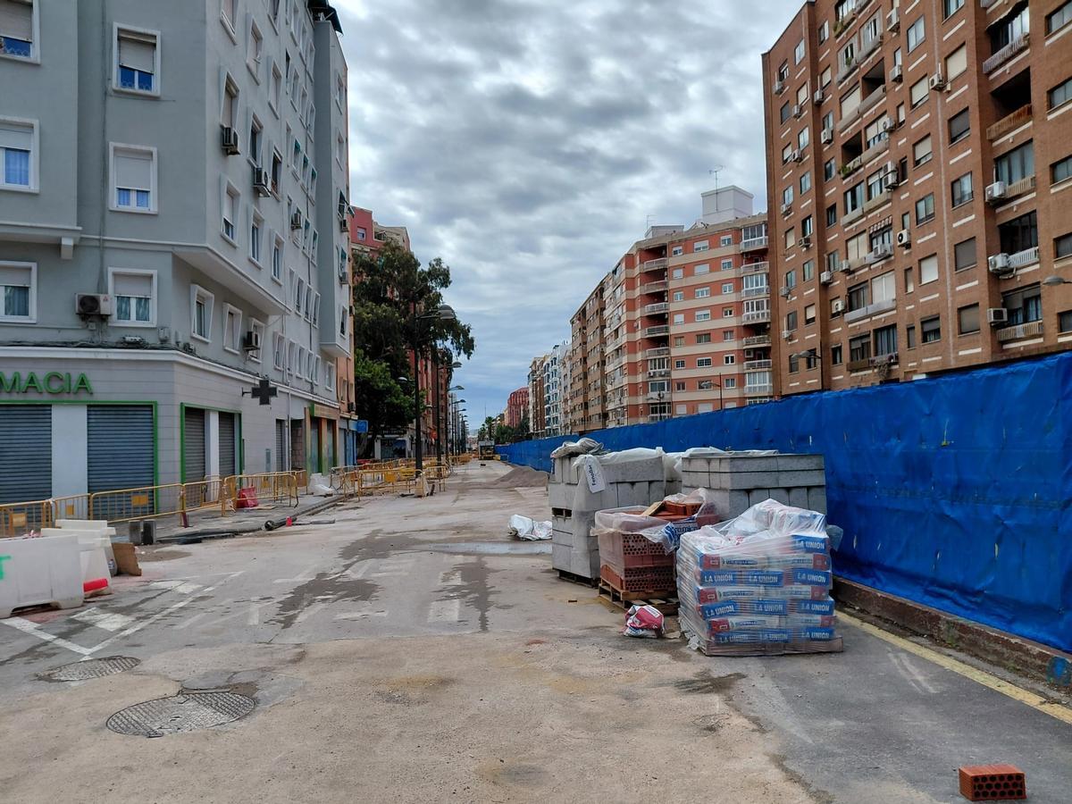 Obras en Giorgeta y Pérez Galdós