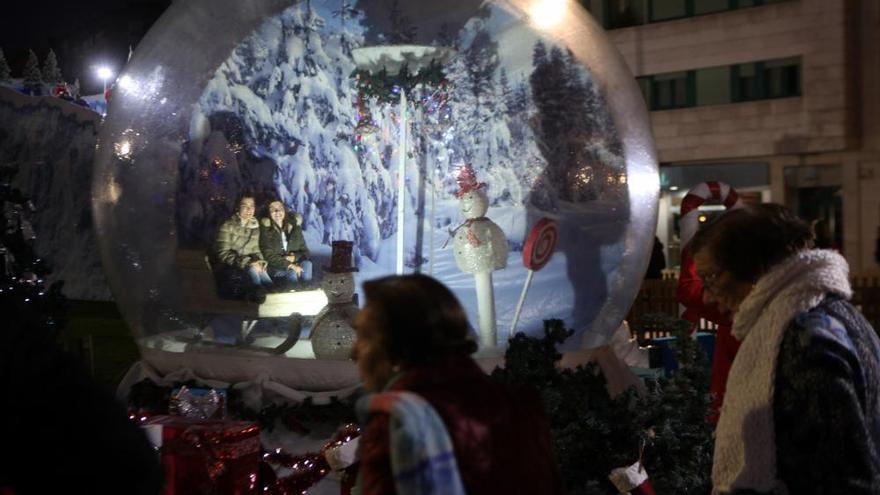 Navidad en la pista de hielo de Gijón