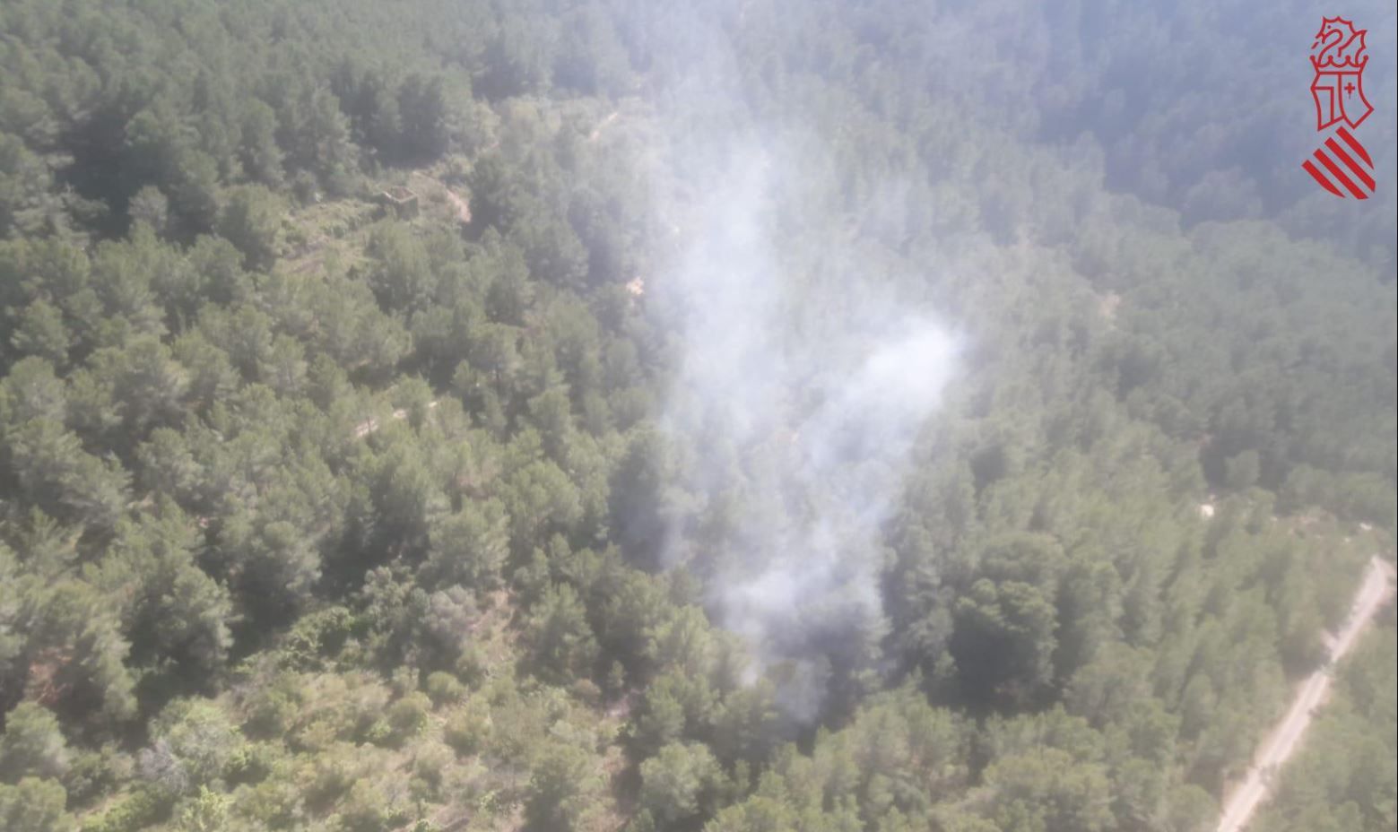 Fotos del incendio forestal en Sant Joan de Moró