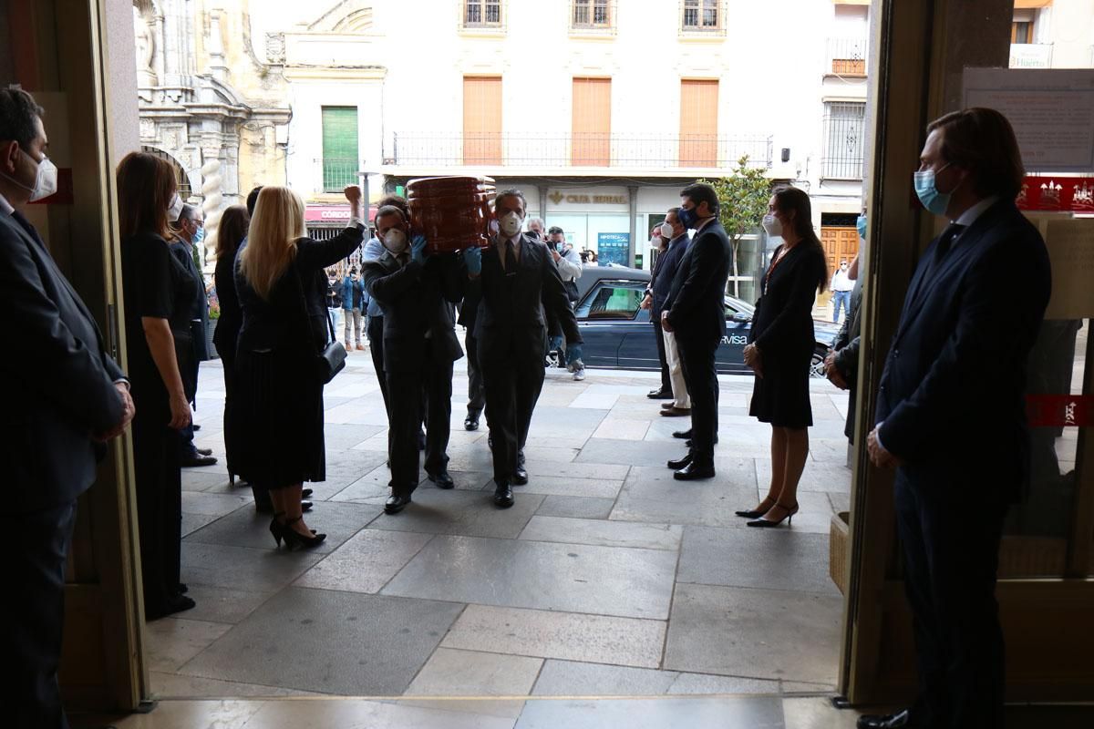 Despedida de Julio Anguita en el Ayuntamiento de Córdoba