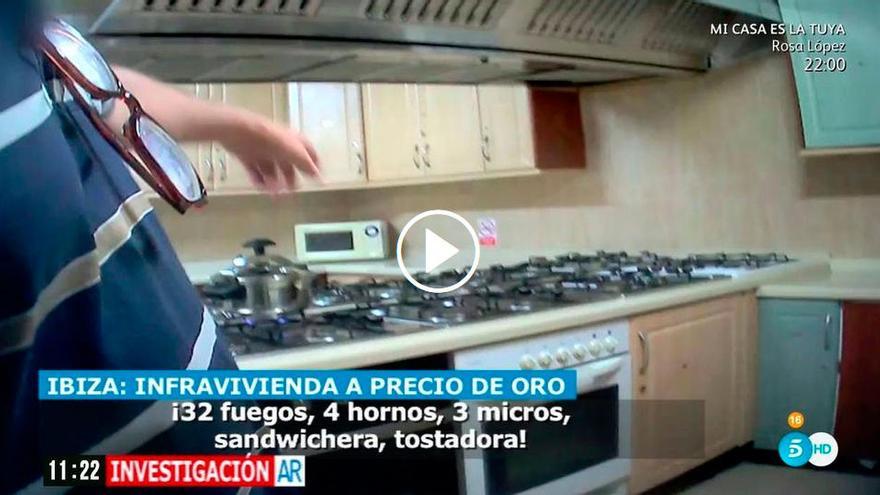 Fotograma del programa. La cocina con 32 fogones de la casa de 50 habitaciones