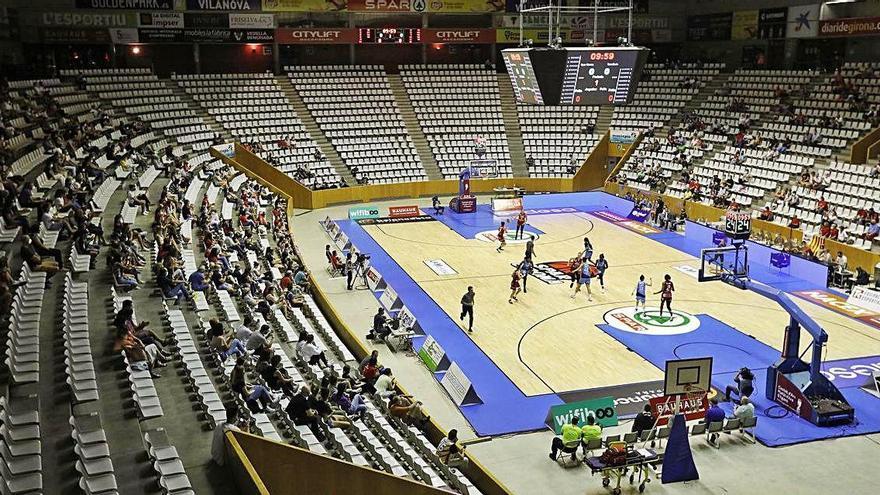 Fontajau va tornar a acollir públic, amb aforament reduït, en l&#039;Spar Girona-Estudiantes que obria la Lliga Endesa al setembre