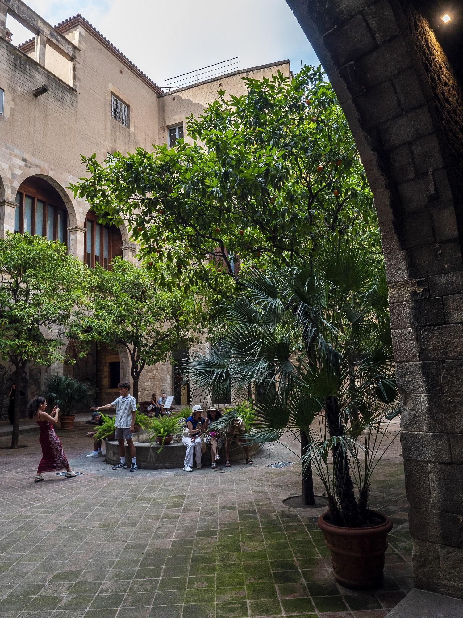 Patio del Museu Frederic Marès.