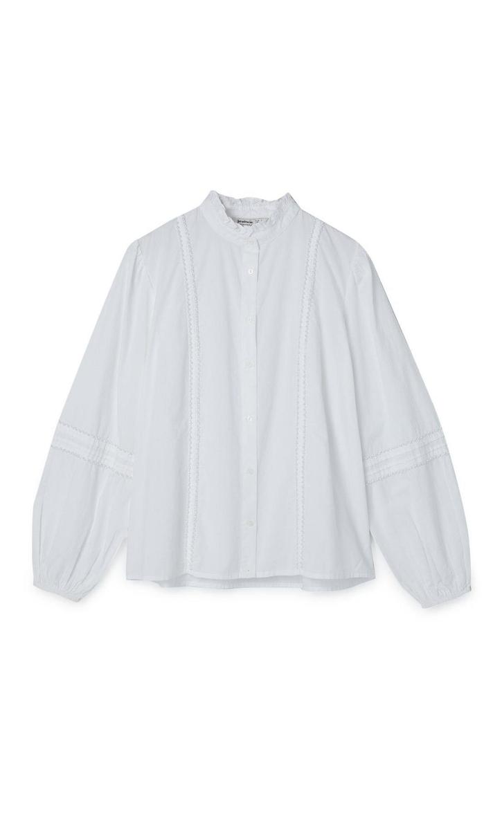 Blusa de Stradivarius en color blanco