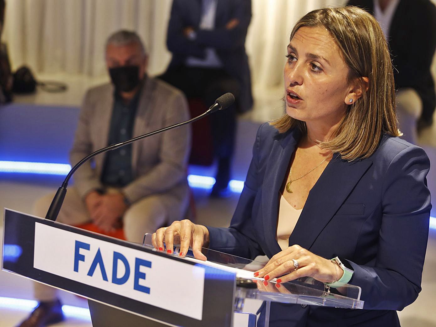 Primer discurso de Calvo como presidenta de FADE. | L. M.