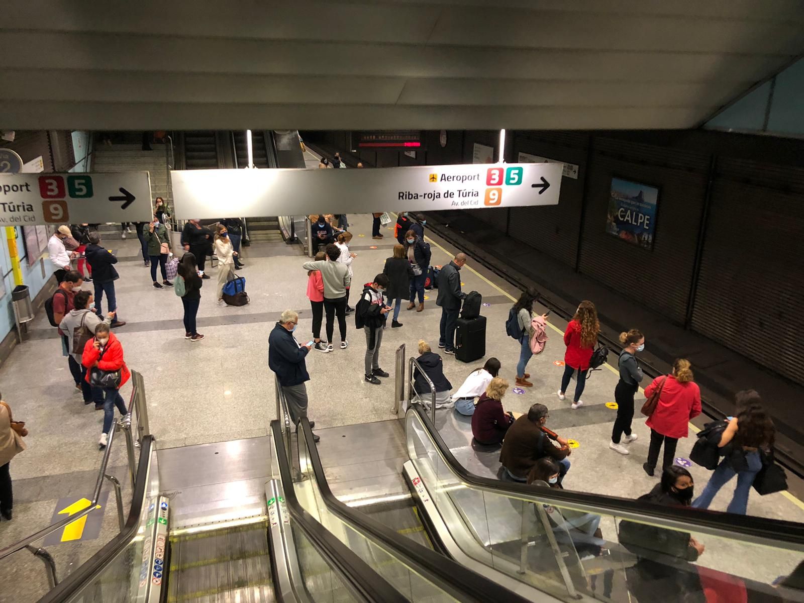 Retrasos en Metrovalencia hoy