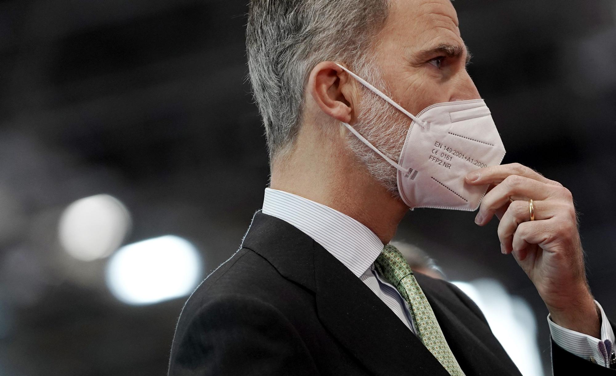 Felipe VI, el 19 de enero, en el salón de turismo Fitur de Madrid.