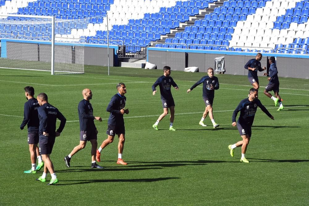 El Dépor prepara en Riazor el duelo de Anoeta